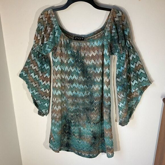 Joyce Dress, Size M, Sparkle Lace Overlay Mini, Statement Sleeves. Lana del Rey - Picture 1 of 14